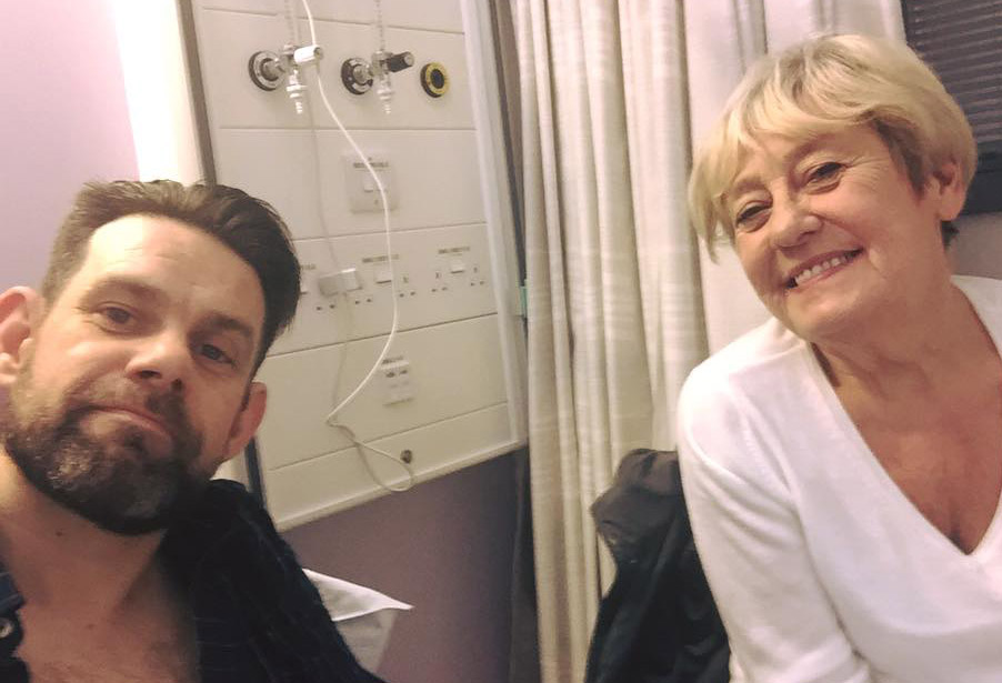 Back in hospital